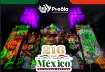 Invita Gobierno de Pepe Chedraui a disfrutar videomapping monumental por Fiestas Patrias