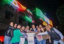 Puebla se ilumina: la capital brilla con nuevo espectáculo LED por Fiestas Patrias